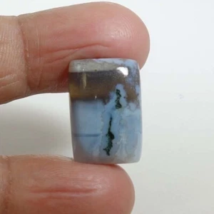 Owyhee Blue Opal Cushion Cabochon Loose Gemstone For Making Jewelry 14.55 Ct. - Picture 1 of 4