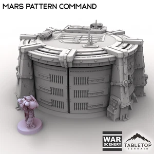 Grimdark Mars Pattern Command Bunker - Grimdark Gothic Wargaming Tabletop - Picture 1 of 10