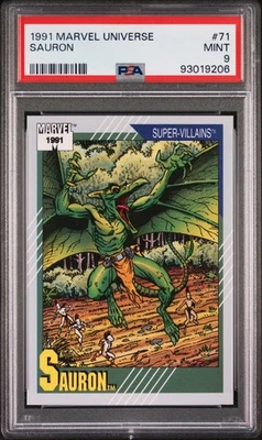 1991 Marvel Universe #71 Sauron PSA 9 - Image 1 of 2