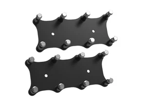 561-130 Holley EFI Ignition Coil Remote Relocation Bracket, Black Finish, Pair - Picture 1 of 4