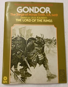 SPI Gondor Siege of Minas Tirith S.R. 1419 The Lord Of The Rings 1977 TOLKIEN - Picture 1 of 19