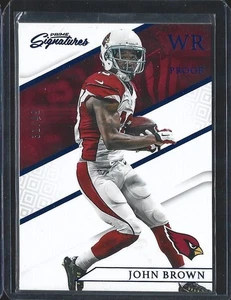 John Brown - 2016 Panini Prime Signatures #85 - Prueba de artista #d 31/49 - Arizona - Imagen 1 de 2