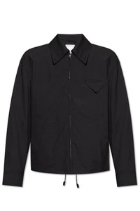 BOTTEGA VENETA $2550 Charcoal Melange Men's Blouson Jacket New And Authentic - Picture 1 of 1