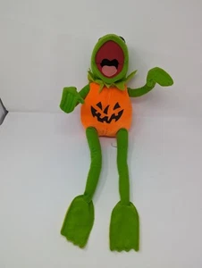 Vintage Halloween Kermit The Frog Plush Halloween 19” The Muppets Nanco Posable - Picture 1 of 4