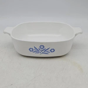 Vintage Corning Ware Blue Cornflower Casserole Dish Bowl P-1-B 1 Quart No Lid - Picture 1 of 11