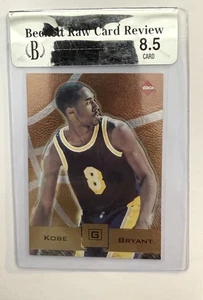 Hoja de aluminio Edge 1997 sin nombre Kobe Bryant Rookie #14 clasificación 8,5 BGS RAW revisión - Imagen 1 de 2