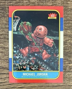 KIRAGOMIKUN Garbage Pail Kids Michael Jordan Parody 23b Fleer Premier SP! BULLS! - Picture 1 of 2
