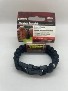 Pulsera de supervivencia SecureLine cuerda de nailon paracord - mediana, negra - Imagen 1 de 2