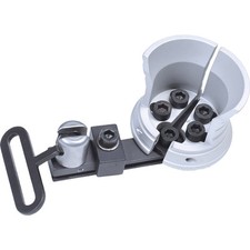 Gehmann Silver Width-Adjustable Handstop 845-S