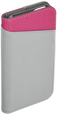 FOLIO PureGear Express con ranuras CC para Apple iPhone 8+/7+/6S+/6+ - Gris/Rosa Foto 1 de 2