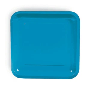 Fun Express Square Paper Dinner Plates Turquoise - 24 Ct - Picture 1 of 1