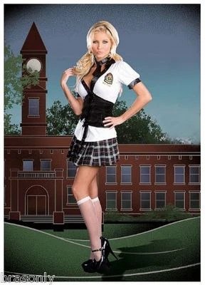 DREAMGIRL 6451 女式 NYC Prep 女学生服装多种尺寸 reg 65 美元 — 第 1/3 张图片