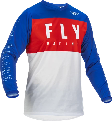 Nueva camiseta Fly MX ATV juvenil roja blanca azul F-16 YS YL 375-924 Foto 1 de 1