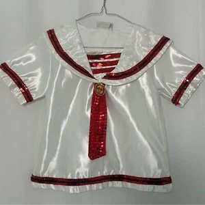 DISNEY CRUISE Minnie Mouse Sailor Top SIZE L (Kids) - Picture 1 of 8