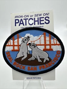 Seal Rock San Francisco gestickter Aufnäher Bügelbild Holm Patches farbecht - Bild 1 von 2