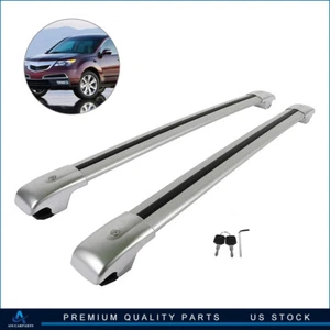✔For GLK 280 GLK350 2010-2014 Black rubber Roof Top Rack Cross Bar Car - Picture 1 of 24