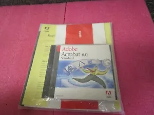 New Sealed Adobe Acrobat 6.0 Standard for Windows PC - Picture 1 of 4