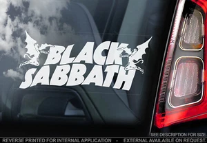 Pegatina para ventana de coche Black Sabbath, Ozzy Osborne Rock metal calcomanía letrero regalo - V02 - Imagen 1 de 1