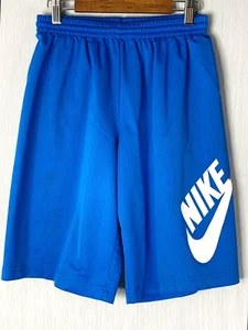 Nike SB Shorts Large Youth 12-13 Blue Skateboard Pocket Swoosh Logo Stretch Boys - Picture 1 of 4