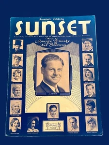 Sunset Souvenir Ed Sheet Music Al Pearce Maurice Gunsky Nat Goldstein KFRC 1946 - Picture 1 of 4