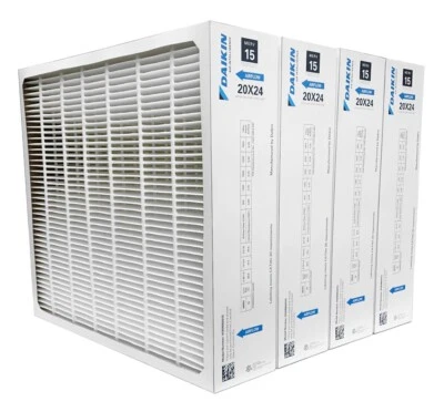 Daikin 0160M00015 (4-Pack) - 20" x 24" x 5" Pleated MERV 15 Replacement Filter