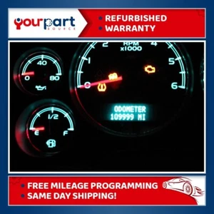 07-12 1500 2500 GAS SILVERADO INSTRUMENT CLUSTER SPEEDOMETER 25861655 REFURB OEM - Picture 1 of 11