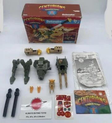 Detonador 1986 completo con caja calcomanías sin usar vehículo Centurions Kenner Foto 1 de 3