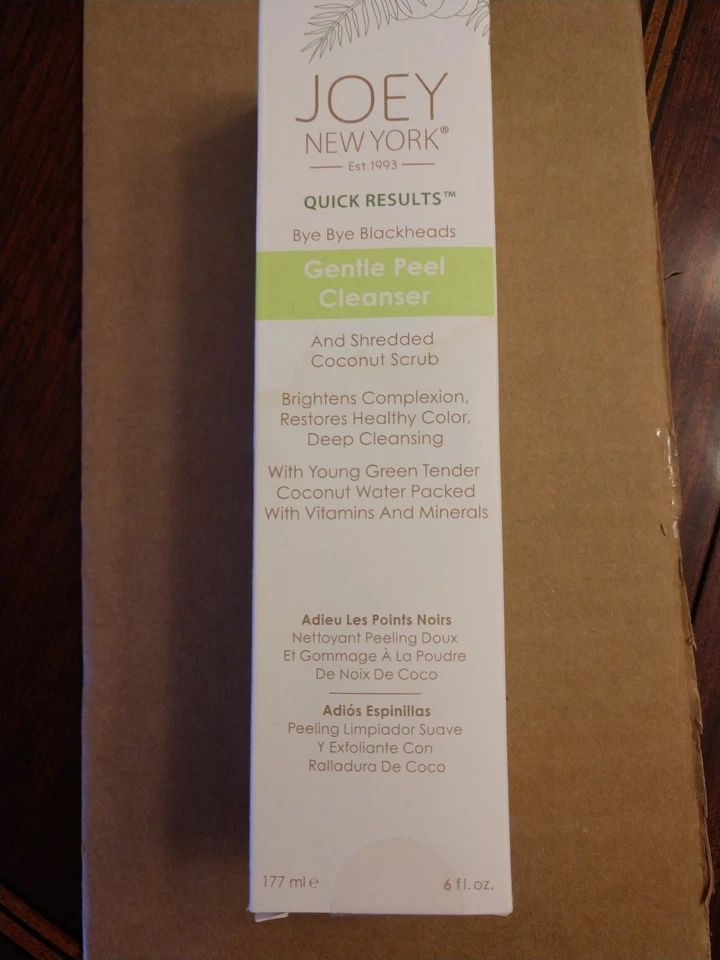 Joey New York Quick Results Bye Bye Blackheads Gentle Peel Cleanser 6 oz. NIB - Image 1 of 4