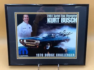 Kurt Busch Signed 11x14" Dodge Challenger Photo - Picture 1 of 7