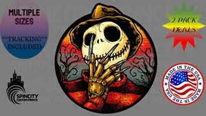 The Nightmare before Christmas Freddy Jack Skellington Decal Halloween Sticker - Picture 1 of 12