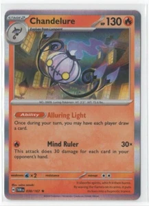 Pokemon Twilight Masquerade - 038/167 Chandelure Holo - Picture 1 of 1