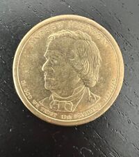 1865-1869 ANDREW JOHNSON 17TH PRESIDENT USA $1 ONE DOLLAR COIN