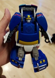 Transformers Playskool Heroes Rescue Bots Chase the Police-Bot VHTF - Picture 1 of 6