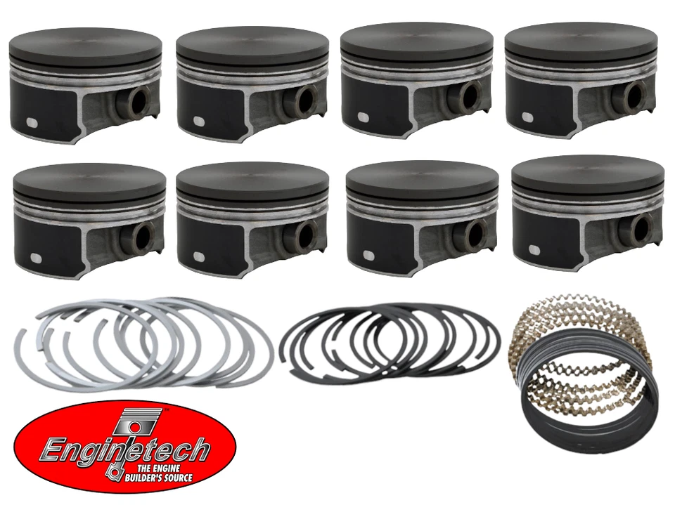SET OF ENGINETECH PISTONS AND RINGS FOR HSV CLUBSPORT VZ VE LS2 6.0L V8 - Image 1 of 1