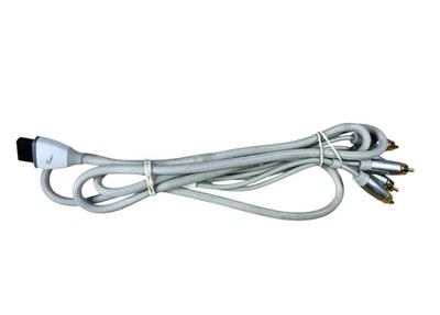 High-End 5-RCA to 5-RCA Component AV Cable – Silver Braided Shielding - Image 1 of 3