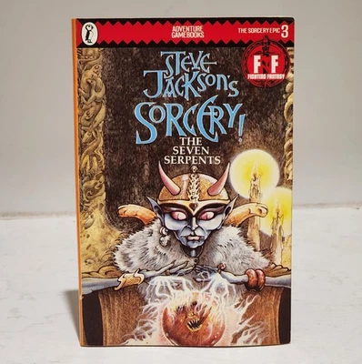 Steve Jackson's Sorcery! The Seven Serpents Adventure Gamebooks 1984 Paperback - Image 1 of 4