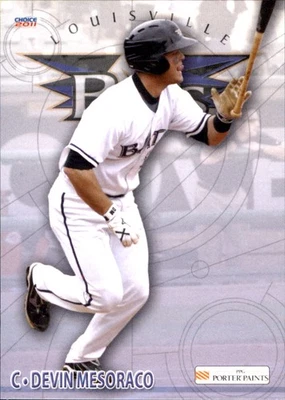 Devin Mesoraco 2011 Choice Louisville Bats #22 RC envío gratuito AutographDen Foto 1 de 2