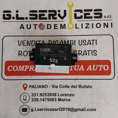 CENTRALINA MODULO UNITA COMANDO GESTIONE SENSORI DI PARCHEGGIO VOLKSWAGEN GOLF 7 - Immagine 1 di 4
