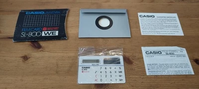 Casio SL-800WE Film Card Solar Cell Calculator - Vintage #2 - Image 1 of 4