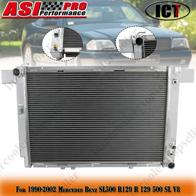 3-Row Aluminum Radiator For Mercedes-Benz SL500 500SL 5.0L V8 1994-2002 1996 - Image 1 of 4