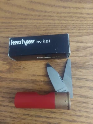 Cuchillo con caparazón de escopeta calibre 12 Kershaw con caja Foto 1 de 4