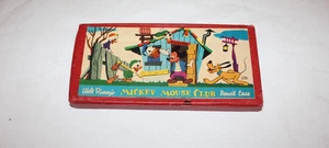 vintage Walt Disney mickey mouse club pencil case & contents - Imagen 1 de 3