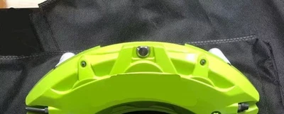 4Pcs For Land Rover/Range Rover Brake Caliper Cover Aluminum Fluorescent Green Foto 1 de 3