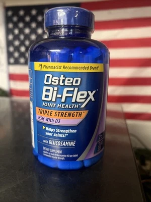 200 Tablets SEALED OSTEO BI-FLEX Triple Strength Glucosamine MSM D3 - Image 1 of 2