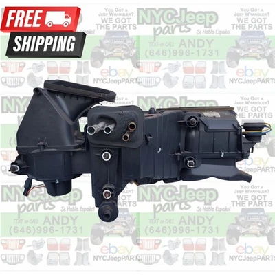 With-A/C 2005-2006 Jeep Wrangler TJ HEATER BOX Housing Fan Heat OEM 55037603AC - Image 1 of 4