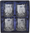 Double Old Fashioned Glasses Waterford Markham Set of 4 With Gift Box