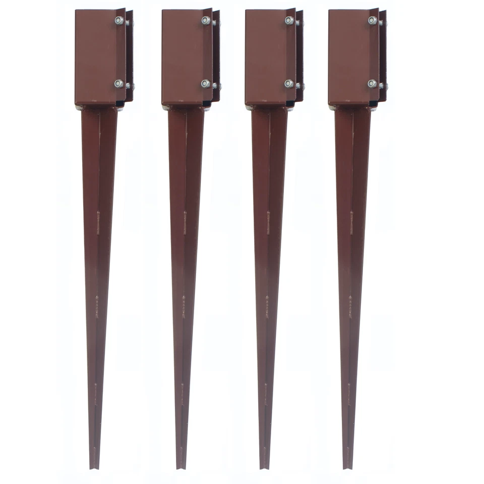 Fence Post Spikes 100mm Garden Post Decking PACKS - Image 1 of 1