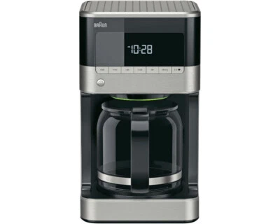 Braun Kaffee Maschine KF 7120 PURAROMA EDELSTAHL SCHWARZ - Bild 1 von 4