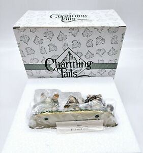 Charming Tails Hear Speak and See No Evil Figurine Fitz and Floyd New in Box