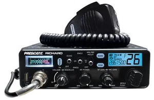 President Richard 10 Meter Amateur Ham Radio Transceiver AM/FM/PA 12v 7 Color... - Picture 1 of 8